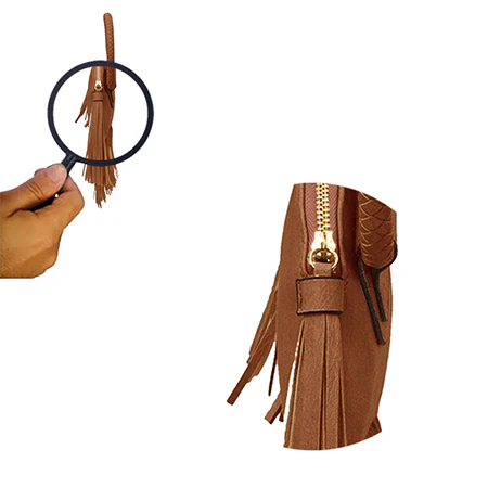 Bohemian Style Faux Leather Fringe Clutch Bag