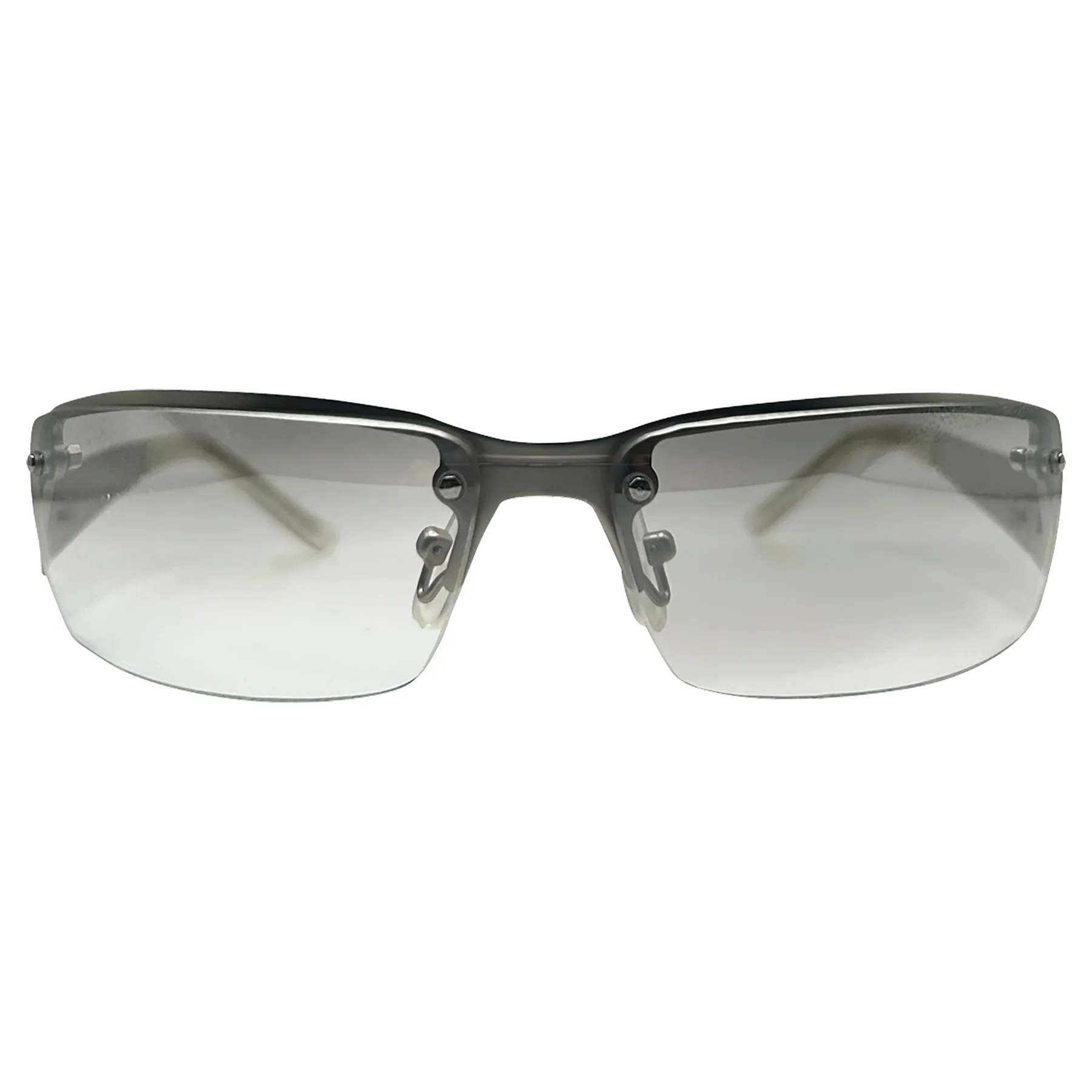 Stylish Semi-Rimless Rectangular Sunglasses