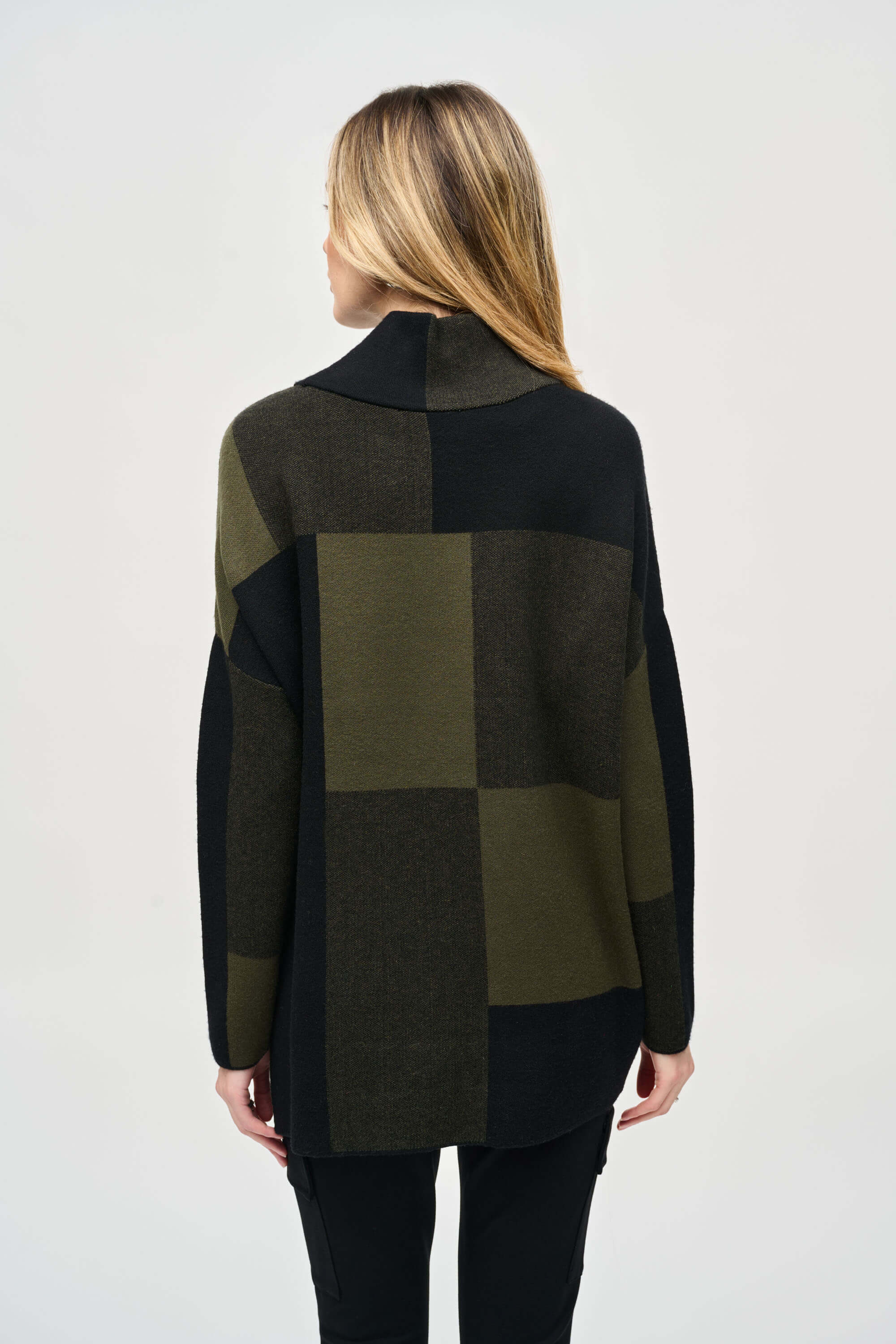 Modern Geometric Knit Sweater