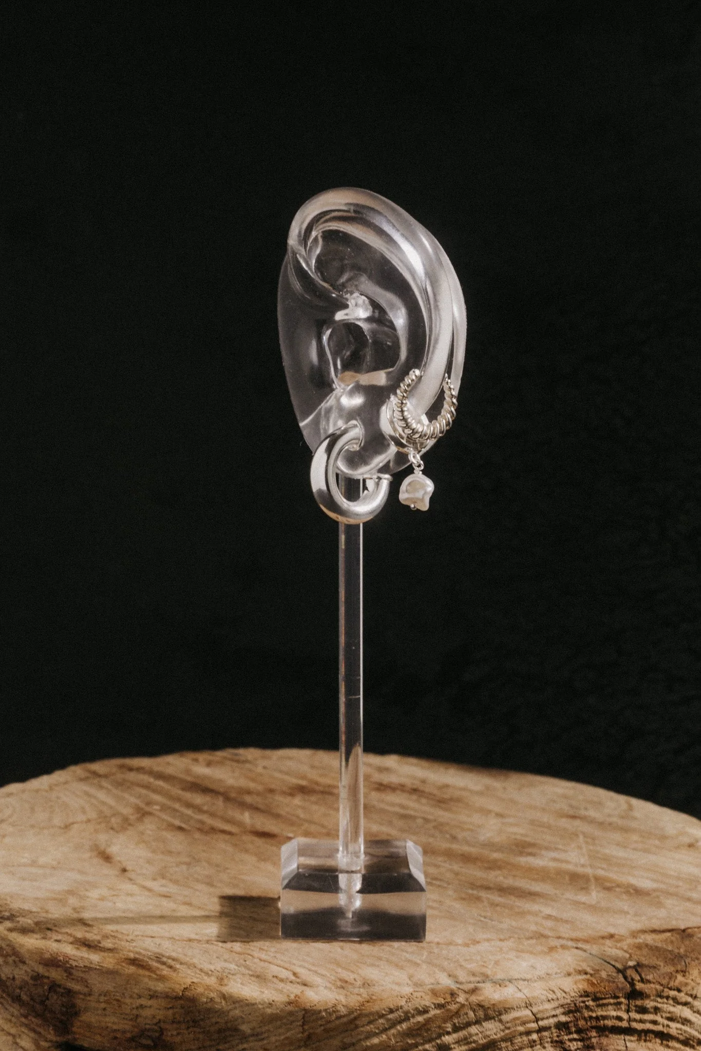 Elegant Hoop Drop Earrings